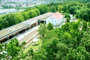 Luftbild der Bayerischen Waldbauernschule in Kelheim