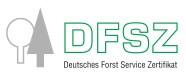 Logo: DFSZ - Deutsches Forst Service Zertifikat